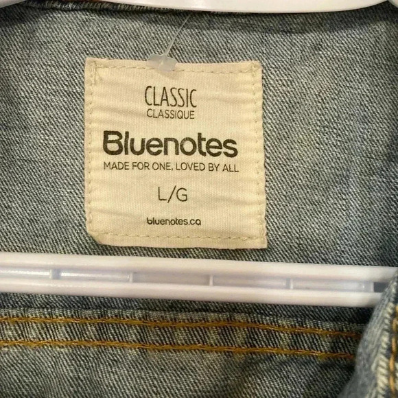 BLUENOTES Large  Denim Vest​ - Picture 2 of 4